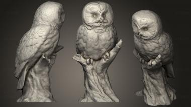 3D model Owl Statue 3 (STL)